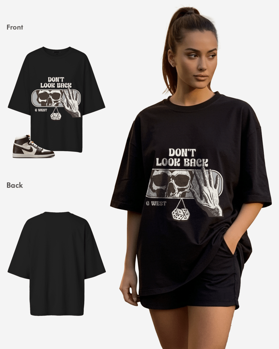 G West Horror Rearview Oversized Women's T-Shirt
